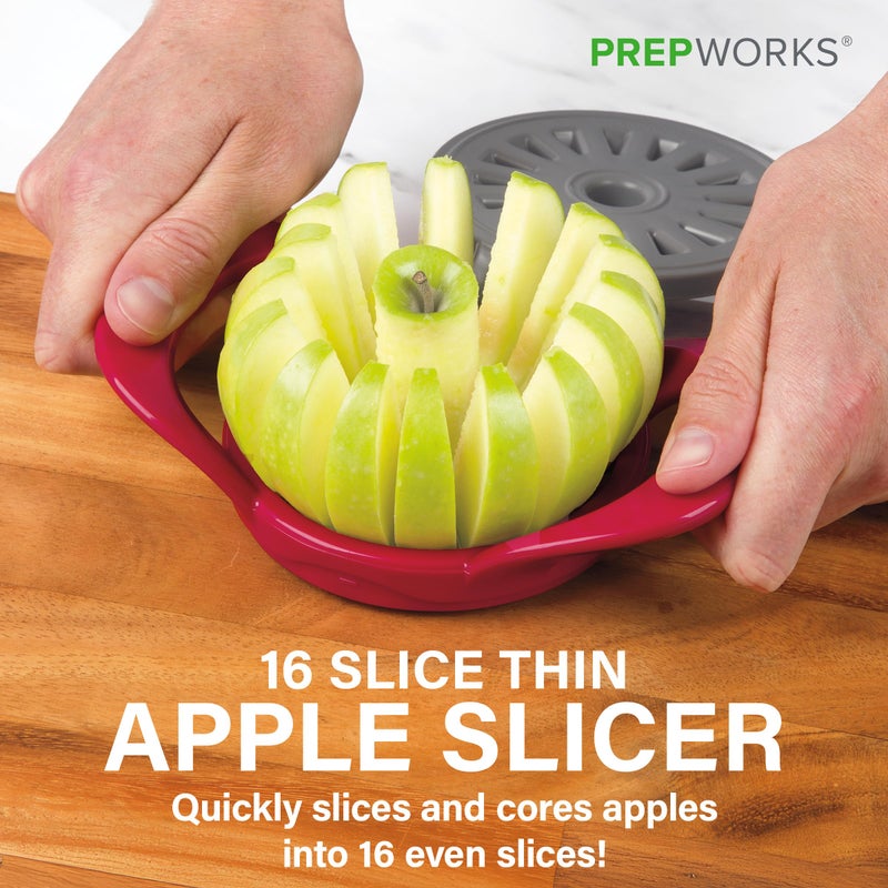 Progressive PrepWorks Dishwasher Safe Apple Slicer and Corer â€“ 16-Slice Thin Apple Cutter with Safety Cover - Image 2